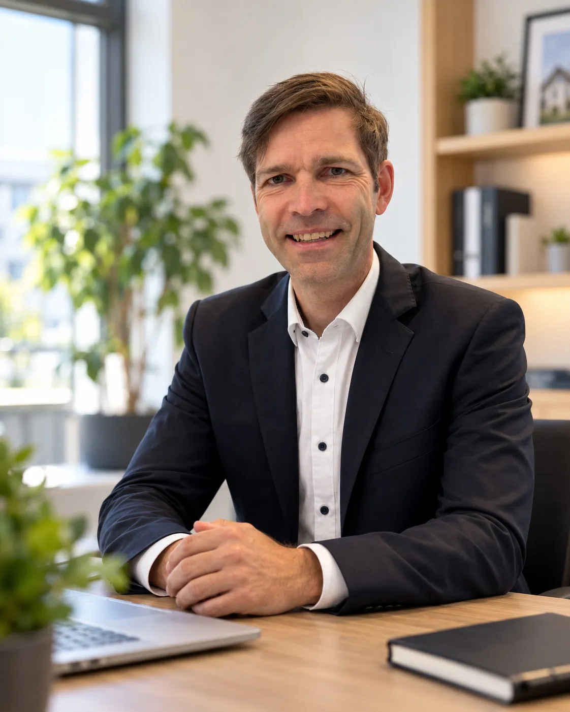 Jens Laskowski im persönlichen Beratungsgespräch für Baufinanzierung in Hannover